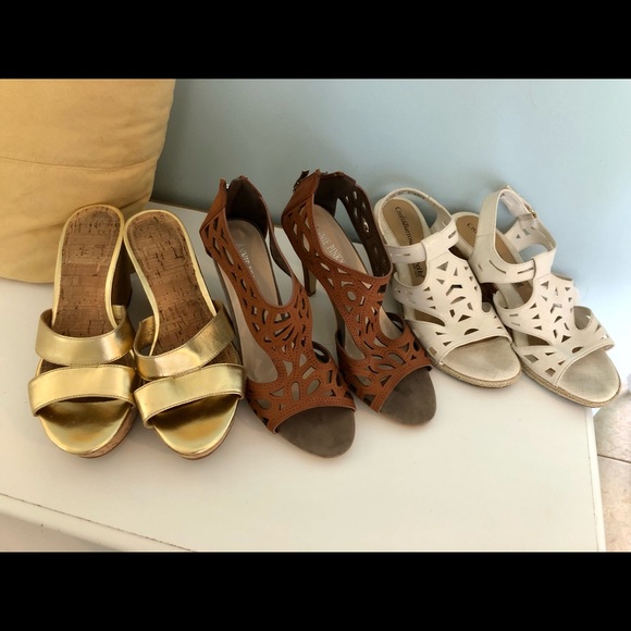 Shoes - 7.5 women’s heal wedge summer sandal